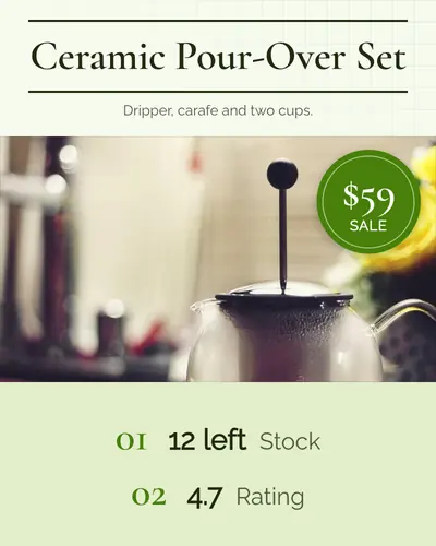 Ceramic Pour-Over Set
