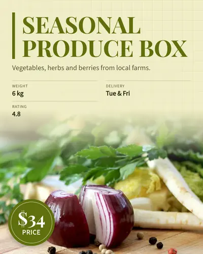Seasonal Produce Box